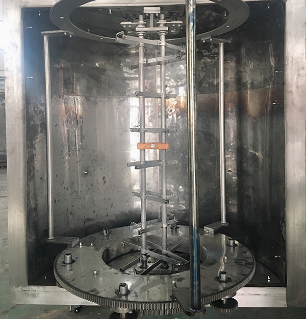 Plast dekoration vakuumbeläggning krom metallisering maskin